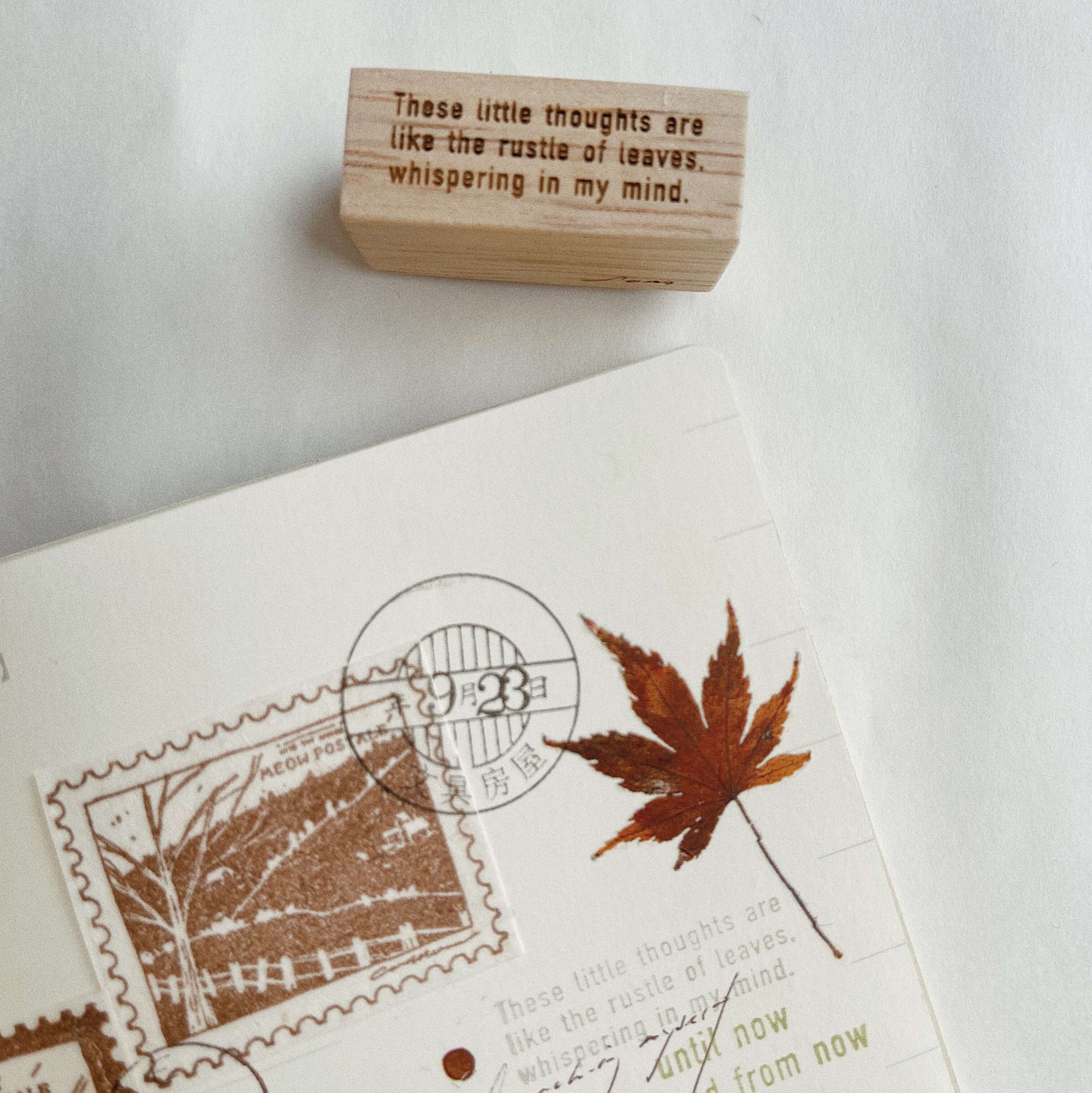 SOMe Phrase Rubber Stamp - Autumn Series (II) – Sumthings of Mine