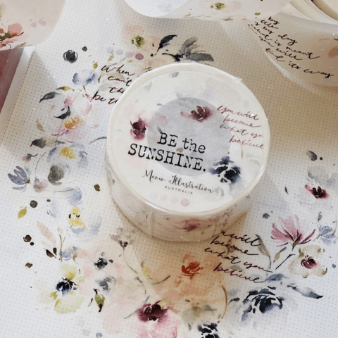 Meow Illustration Washi Tape - Anemone – Sumthings of Mine