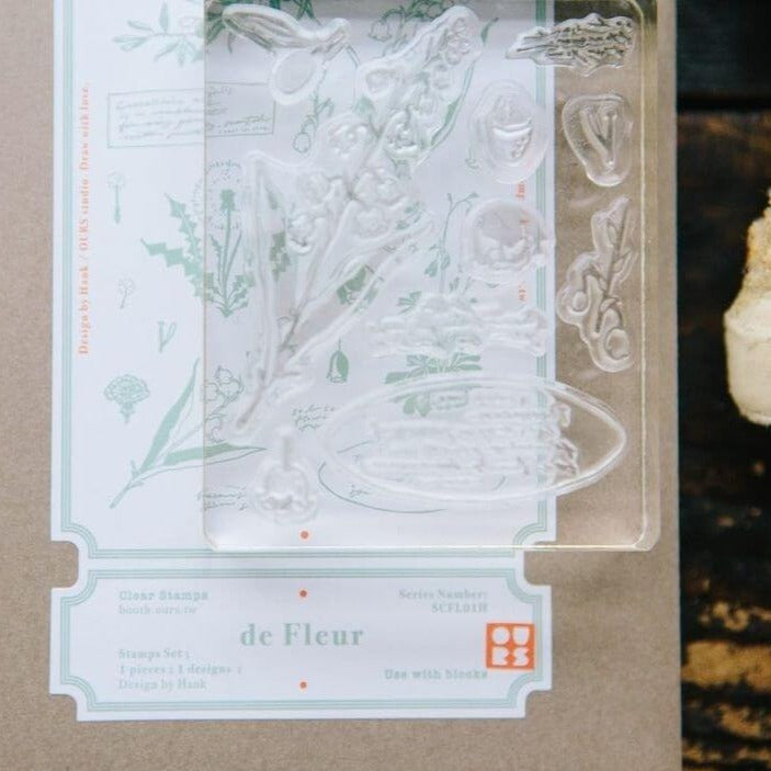 33 Sellos de Flores de Crystal® - Sello transparente para scrapbooking –  Draeger Paris