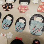 Suatelier Stickers Kokeshi (Japanese Doll) – PaperMoonIsland