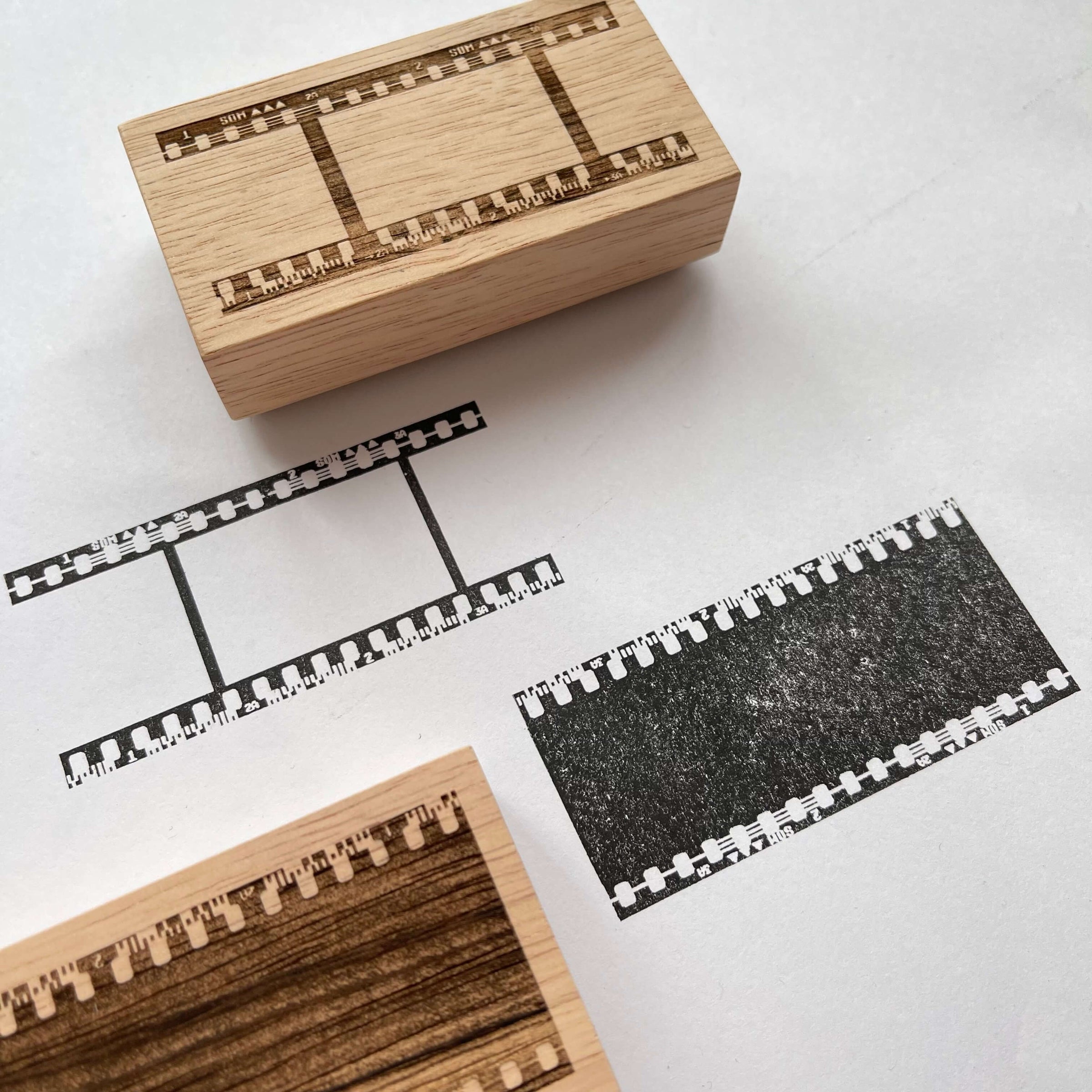 Film Stamps, Film Frame Stamps, Film Strip Frame Rubber Stamp