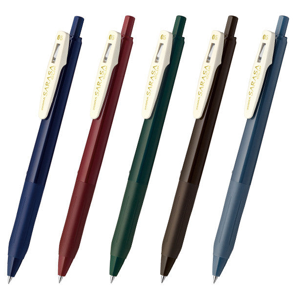 Sarasa Push Clip Gel Pen (0.5mm) - Vintage Series – Sumthings of Mine