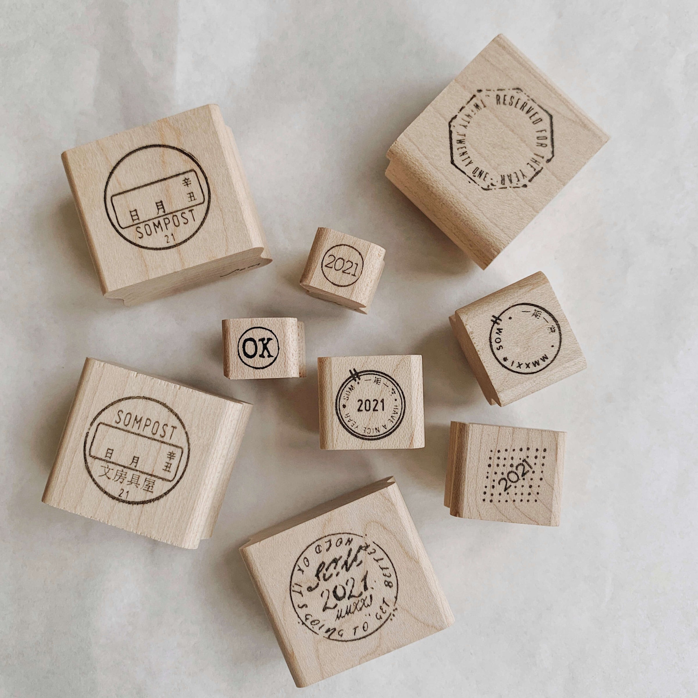 2021 Postmark Rubber Stamp – Sumthings of Mine