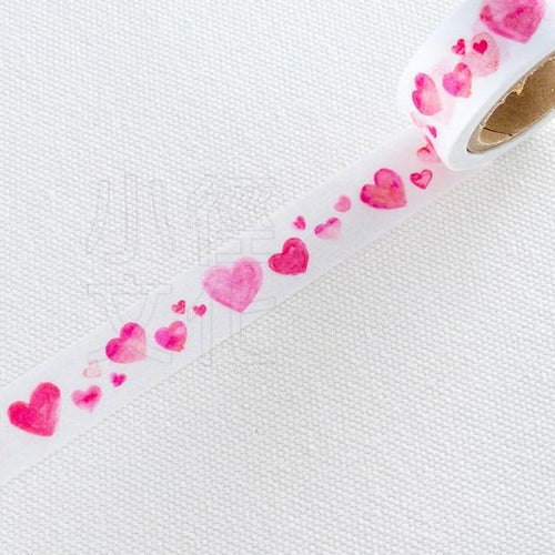 Watercolour Heart Washi Tapes